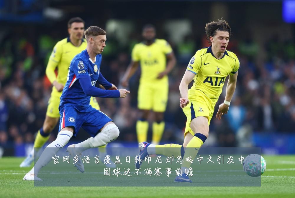 官网多语言覆盖日韩印尼却忽略中文引发中国球迷不满赛事前瞻